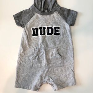Carter’s Little Dude Romper with Hood